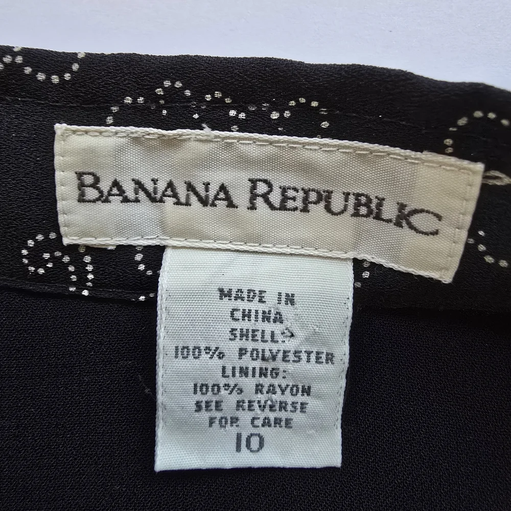Banana Republic Elegant Black Skirt Size 10 Office Workwear Business Casual